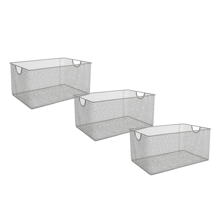 YBM Home 3 Piece Mesh Storage Box Set & Reviews Wayfair Canada
